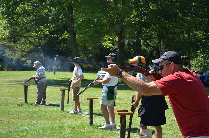 A Typical American Trap Shoot